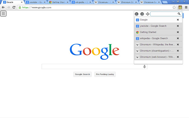 TabList Manager  from Chrome web store to be run with OffiDocs Chromium online