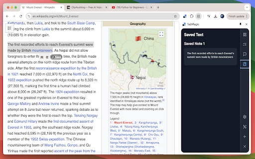 TabMagic AI Tab Manager  from Chrome web store to be run with OffiDocs Chromium online