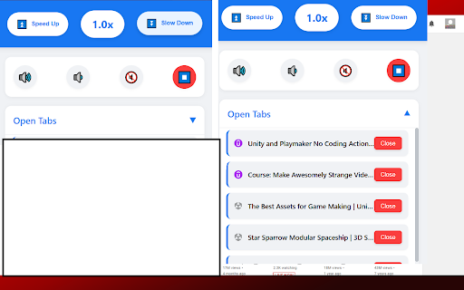Tab Manager  Speed Controller  from Chrome web store to be run with OffiDocs Chromium online