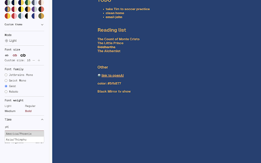 TabMemo  from Chrome web store to be run with OffiDocs Chromium online