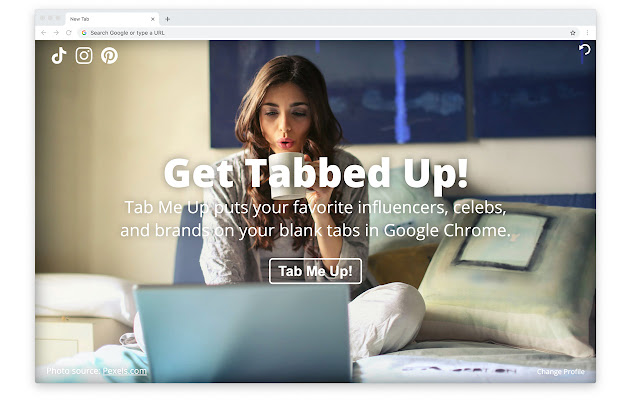 Tab Me Up  from Chrome web store to be run with OffiDocs Chromium online