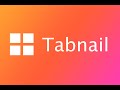 Tabnail  from Chrome web store to be run with OffiDocs Chromium online