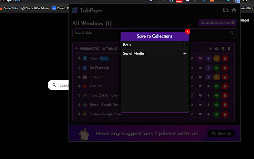 TabPro Plus : Your personal tab assistant by eHub  from Chrome web store to be run with OffiDocs Chromium online