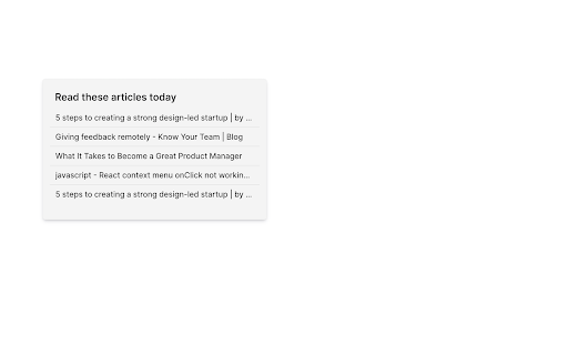 TabReadReminder  from Chrome web store to be run with OffiDocs Chromium online