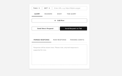Tabre Tab Request  from Chrome web store to be run with OffiDocs Chromium online