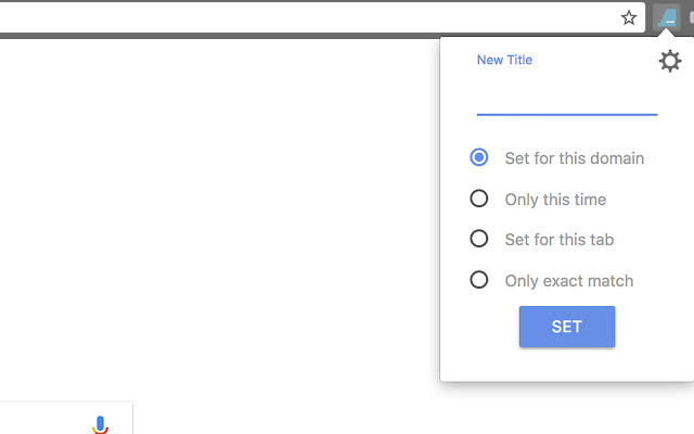Tab ReTitle  from Chrome web store to be run with OffiDocs Chromium online