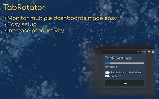 TabRotator  from Chrome web store to be run with OffiDocs Chromium online