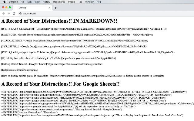 TABS AS MARKDOWN из интернет-магазина Chrome для запуска с OffiDocs Chromium онлайн