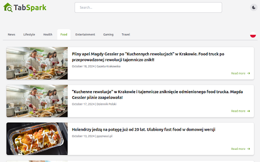 tab spark extension  from Chrome web store to be run with OffiDocs Chromium online