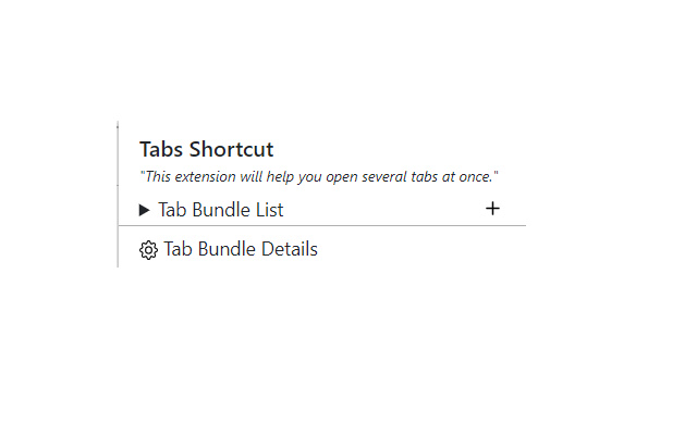 tabs shortcut  from Chrome web store to be run with OffiDocs Chromium online