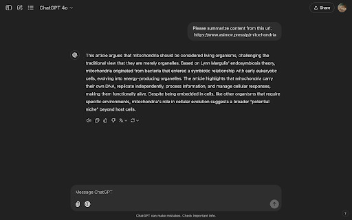 Tab Summarizer  from Chrome web store to be run with OffiDocs Chromium online