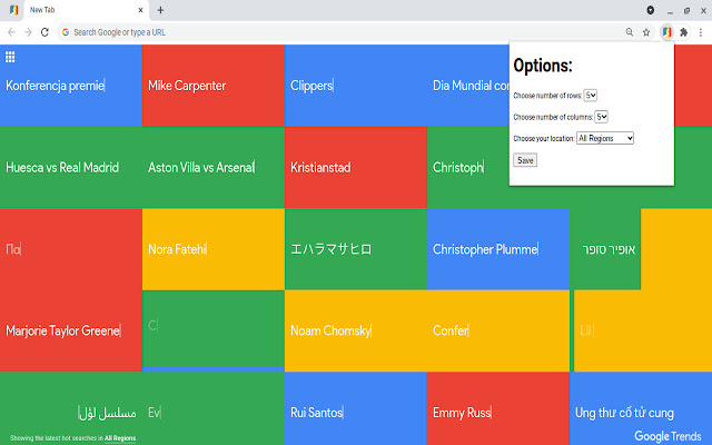 Tab Trends  from Chrome web store to be run with OffiDocs Chromium online