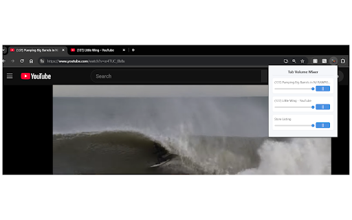 Tab Volume Mixer  from Chrome web store to be run with OffiDocs Chromium online
