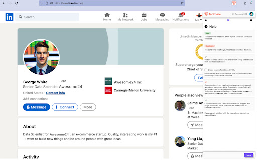 Tacitbase Chrome Plugin  from Chrome web store to be run with OffiDocs Chromium online