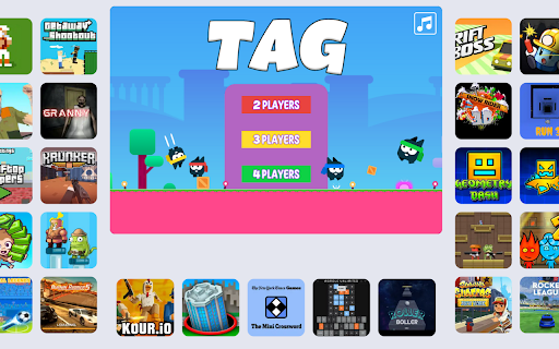Tag Game  from Chrome web store to be run with OffiDocs Chromium online