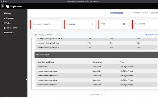 TagScanner  from Chrome web store to be run with OffiDocs Chromium online