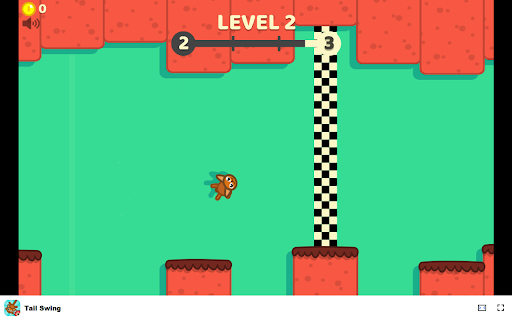 Tail Swing Game Use your tail to swing through challenging levels!  from Chrome web store to be run with OffiDocs Chromium online