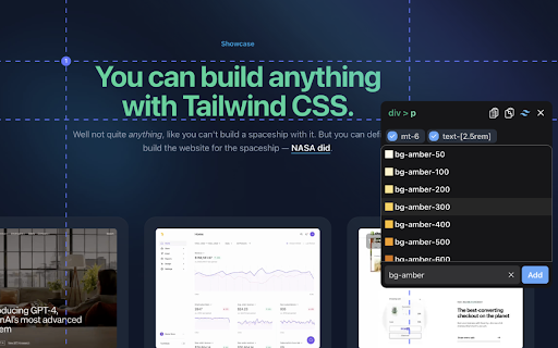 Tailwind CSS Scanner  from Chrome web store to be run with OffiDocs Chromium online