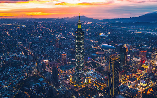 Taipei City at Night  from Chrome web store to be run with OffiDocs Chromium online
