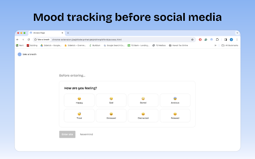 Take a Breath  from Chrome web store to be run with OffiDocs Chromium online