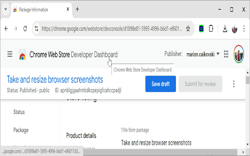 Take and resize browser screenshots  from Chrome web store to be run with OffiDocs Chromium online