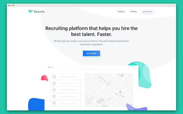 Talenth: Sourcing Extension  from Chrome web store to be run with OffiDocs Chromium online
