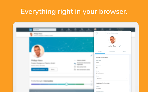Talentry Sourcer  from Chrome web store to be run with OffiDocs Chromium online
