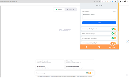Talk GPT  from Chrome web store to be run with OffiDocs Chromium online