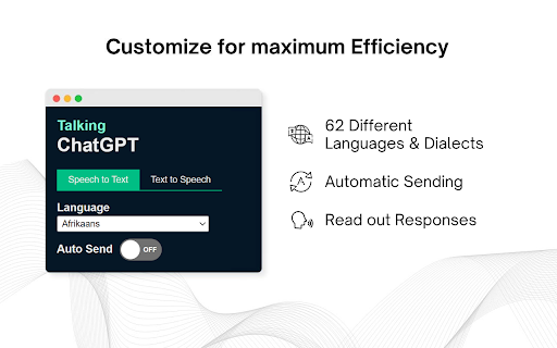 Talking ChatGPT  from Chrome web store to be run with OffiDocs Chromium online