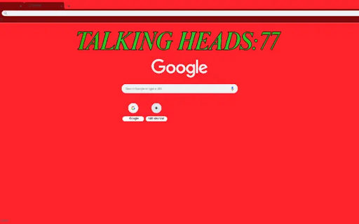 talking heads 77  from Chrome web store to be run with OffiDocs Chromium online