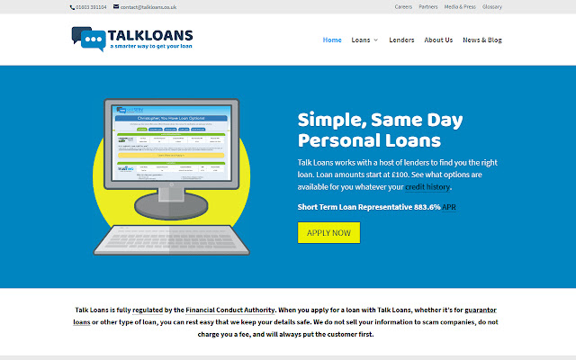 Talk Loans A Smarter Way to Get Your Loan  from Chrome web store to be run with OffiDocs Chromium online