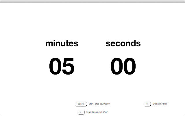 Talk Timer  from Chrome web store to be run with OffiDocs Chromium online
