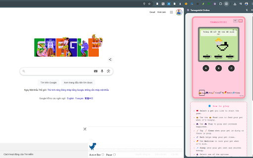 Tamagotchi Online  from Chrome web store to be run with OffiDocs Chromium online