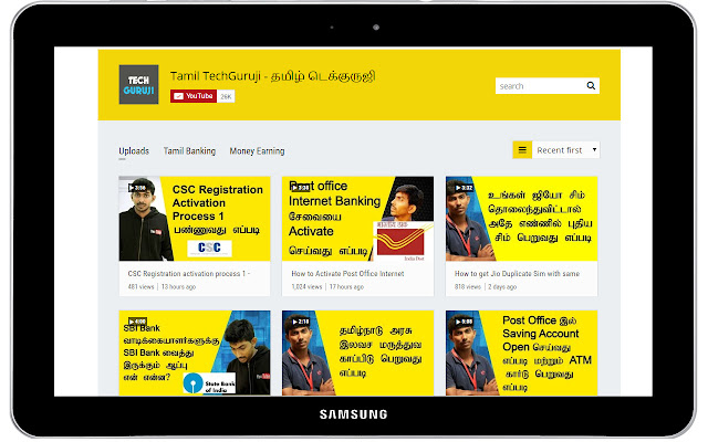 Tamil Techguruji  from Chrome web store to be run with OffiDocs Chromium online