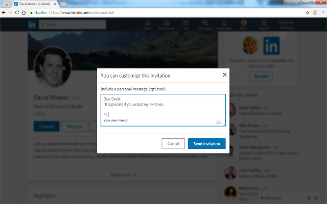 Tamplate for INvitation  from Chrome web store to be run with OffiDocs Chromium online