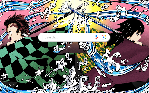 Tanjiro Kamado Giyu Tomioka Kimetsu no Yaiba 8K Wallpaper Anime Theme  from Chrome web store to be run with OffiDocs Chromium online