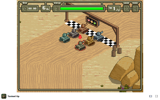 Tanked Up Game Dominate the battlefield with your tank!  from Chrome web store to be run with OffiDocs Chromium online