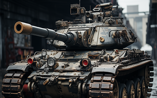 Tank Interface Running In The City On Movie Moviestowatch  from Chrome web store to be run with OffiDocs Chromium online