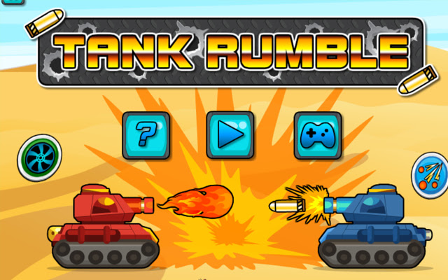 Tank Rumble Game  from Chrome web store to be run with OffiDocs Chromium online