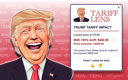 Tariff Lens  from Chrome web store to be run with OffiDocs Chromium online