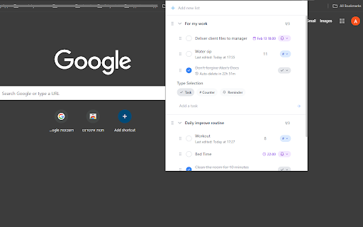 Task Flow  from Chrome web store to be run with OffiDocs Chromium online