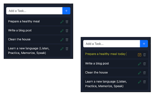 Taskit  from Chrome web store to be run with OffiDocs Chromium online