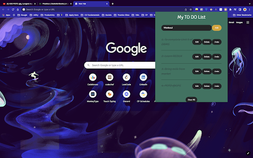 Task Master  from Chrome web store to be run with OffiDocs Chromium online
