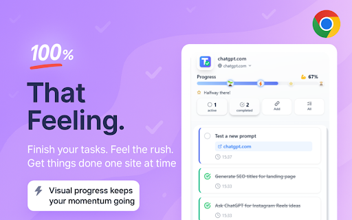 TaskSite – Tasks for Sites  from Chrome web store to be run with OffiDocs Chromium online