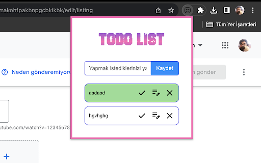 Task Tracker app  from Chrome web store to be run with OffiDocs Chromium online