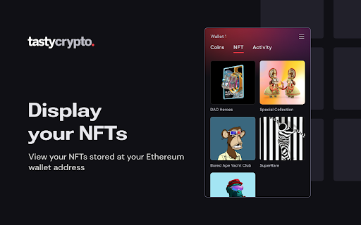 tastycrypto  from Chrome web store to be run with OffiDocs Chromium online