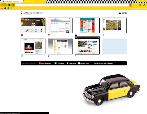 El tema de taxi de la tienda web de Chrome se ejecutará con OffiDocs Chromium en línea