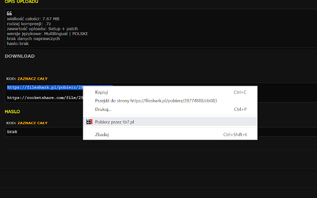 tb7.pl  from Chrome web store to be run with OffiDocs Chromium online