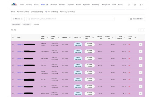 TCG Highlight Expedited Orders  from Chrome web store to be run with OffiDocs Chromium online