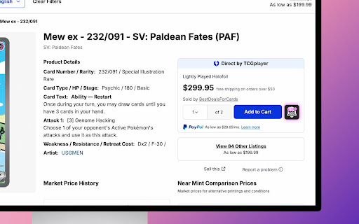 TCGPriceAlert — Card Prices  Alerts  from Chrome web store to be run with OffiDocs Chromium online